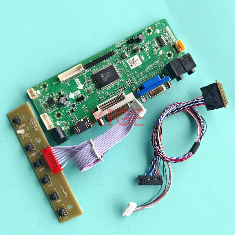 

Для LP116WH6-SLA1 NT116WHM-N10 плата контроллера драйвера 11,6 "40-контактный LVDS экран ноутбука HDMI-совместимый VGA DVI 1366x768 комплект DIY