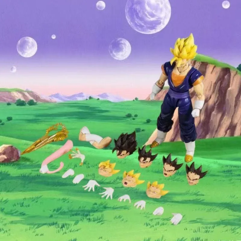 

18cm shf Dragon Ball Super Moving Combination Warrior Ultimate Ace Vegett Action Figure Model Ornaments Collection Gift