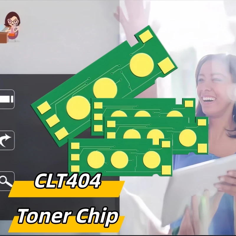 Color Toner Chip for Samsung CLT-K404S CLT-404 CLT 404 SL-C430 C430W C480W C480FN C480FW Toner Chip