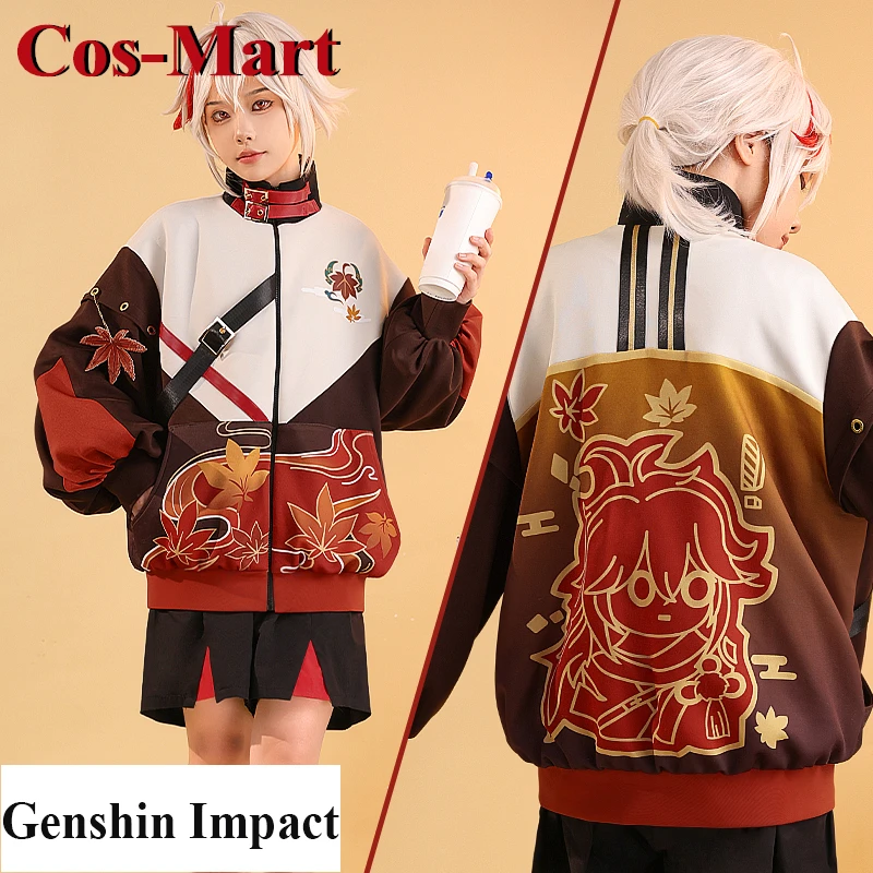 

Cos-Mart Game Genshin Impact Kaedehara Kazuha Cosplay Costume Derivative Fashion Hoodie Activity Party Role Play Clothing