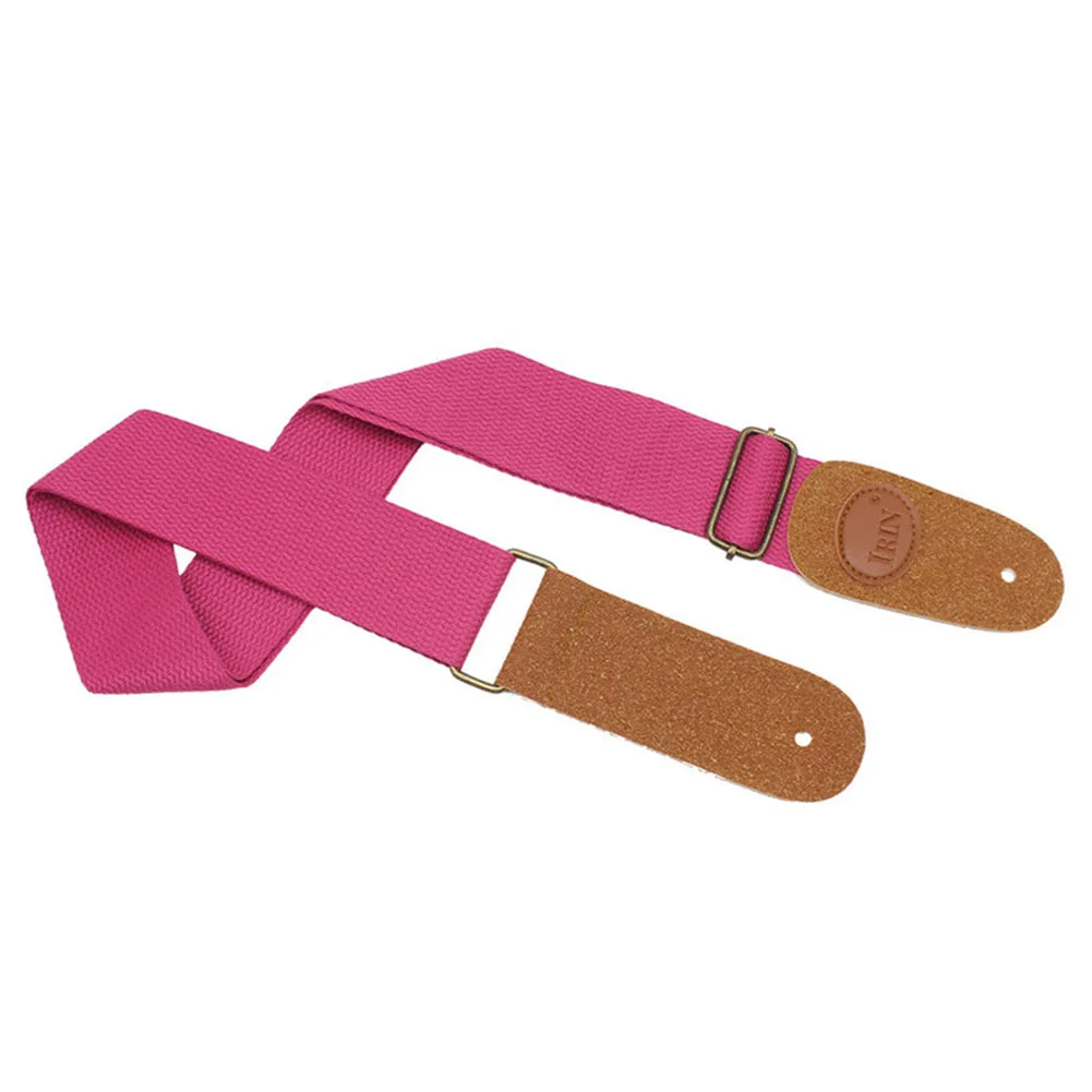 Pure Cotton Guitar Strap MultiColor Strap Widened Thickened Acoustic Adjustable Belt Electric Guitar Pure Cotton