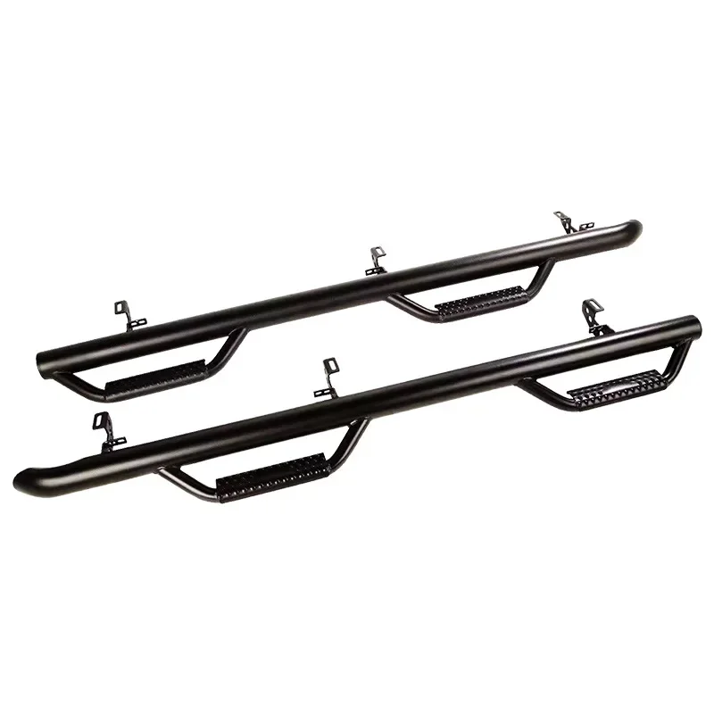 For Jeep Wrangler JK Side Bar Pedals 2007-17 Steel Foot Pedals Side Bar