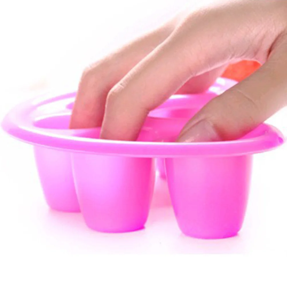 2 pezzi ciotola per ammollo per nail art per la cura delle mani trattamento per manicure unghie finte rimozione cuticola nutrizione salone fai da te uso domestico