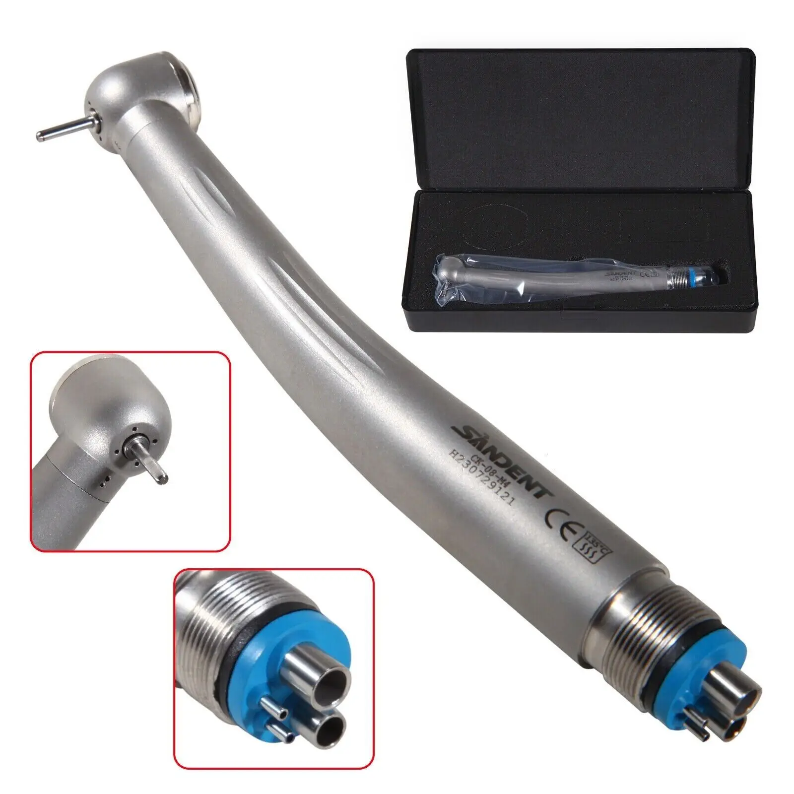 

NSK Pana Max Style Dental High Speed Handpiece 4 Holes Air Turbine Push Button