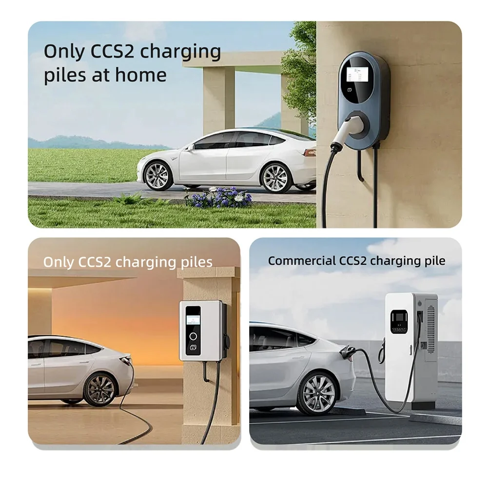 

DC 250A For Tesla EV Charging Adapter Connector CCS2 To NACS Fast Charge Plug Connect Adapter