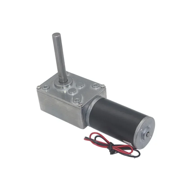 DC12V 24V Strong Torque 70kg.cm Worm Gearbox Reduction Reversed Type-D Long Shaft High-Power Curtain Motor 5840-31zy-L image 5