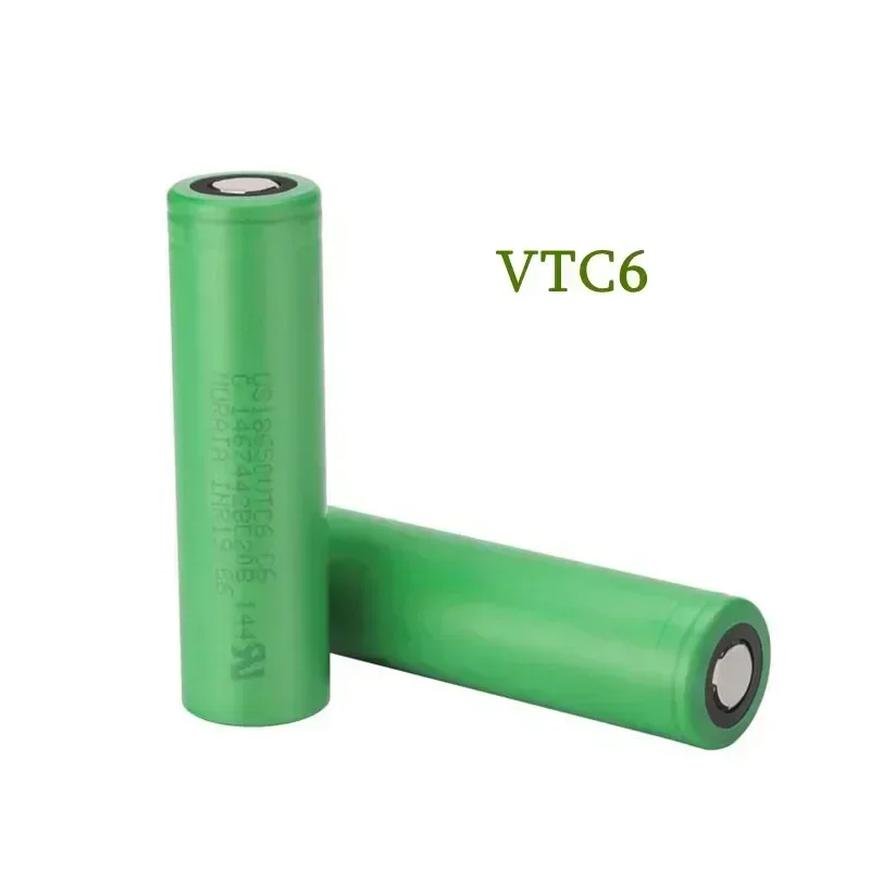 VTC6 3.7V 3000mAh แบตเตอรี่ Li-Ion แบบชาร์จไฟได้ 18650 สําหรับ Sony US18650VTC6 30A ของเล่นไฟฉายเครื่องมือ