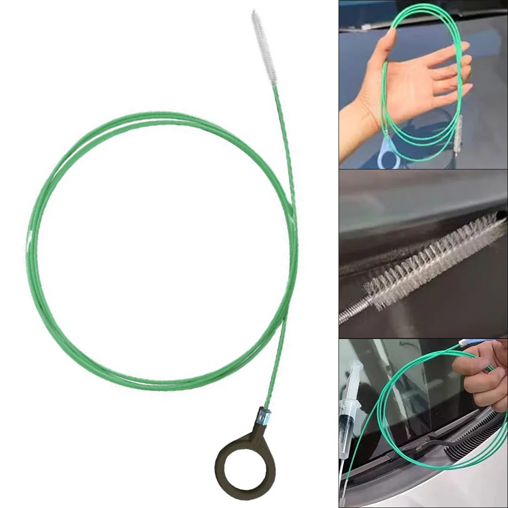 3MUpgraded Car Sunroof Drain Cleaning Tools Brush Pipe Cleaner Thin Unblocker Sunroof Windshield Wiper Drainage Holes