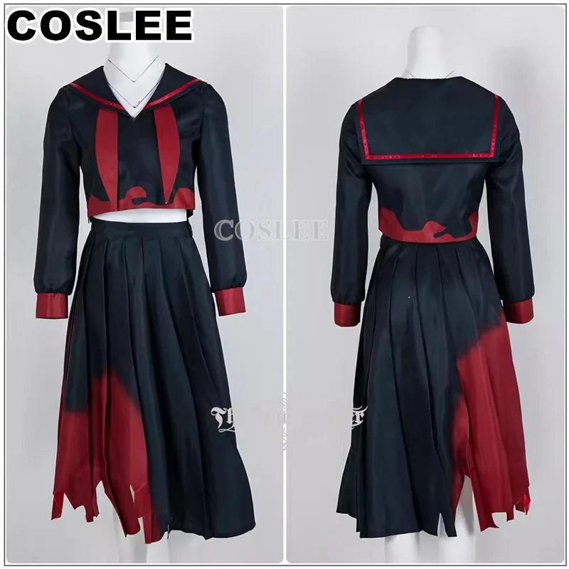 COSLEE Blue Archive Kenzaki Tsurugi Cosplay Costume Game Suit Women Uniform Top Skirt Halloween Party Outfit Women XS-3XL New