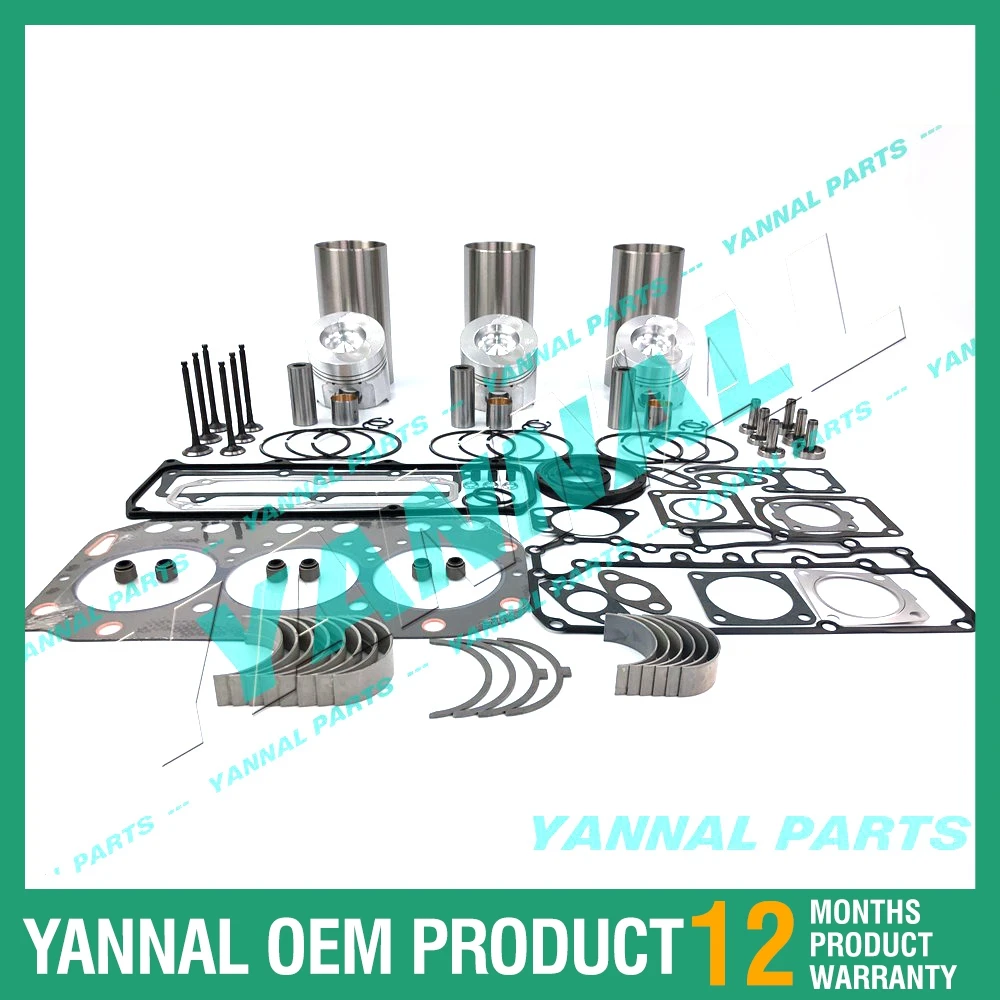 

3TN100 3TN100E Overhaul Rebuild Kit For Yanmar Engine Daewoo DSL801