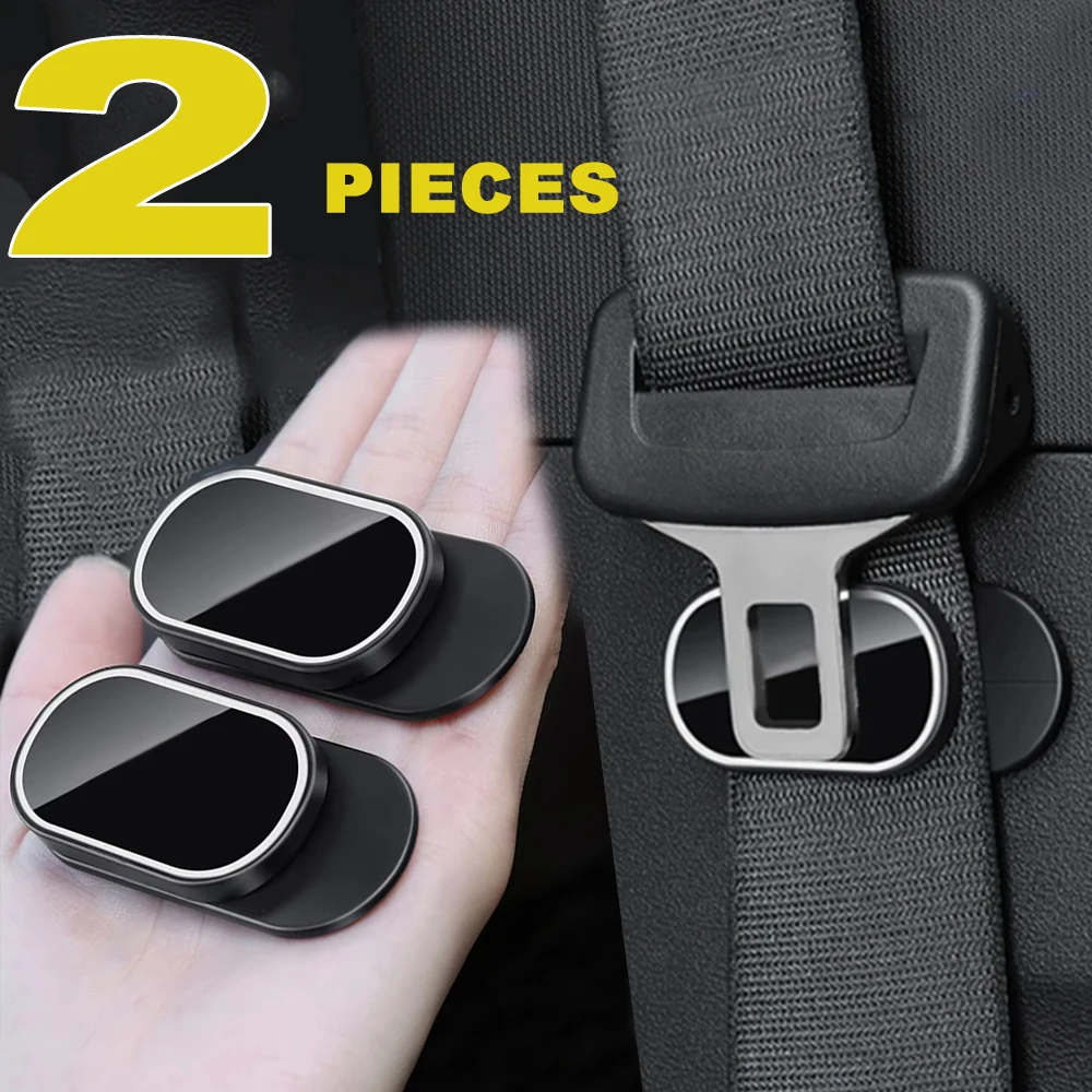 Car Seat Belt Fixing Clip Auto Seat Belt Holder Stabilizer Fastener Adjustable Magnetic Seatbelt Clip Universal Seatbelt Stopper