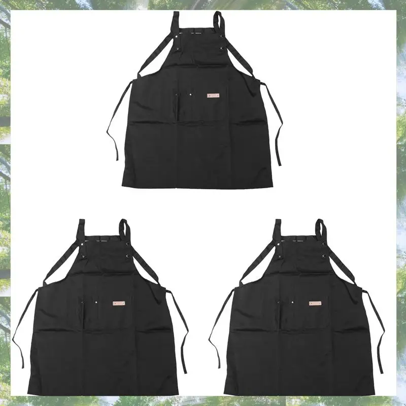 

L73A 2025-3X B черный профессиональный фартук для стилиста, водостойкий парикмахерский шампунь для окрашивания, стрижки, тканевая пленка, инструмент для парикмахерской