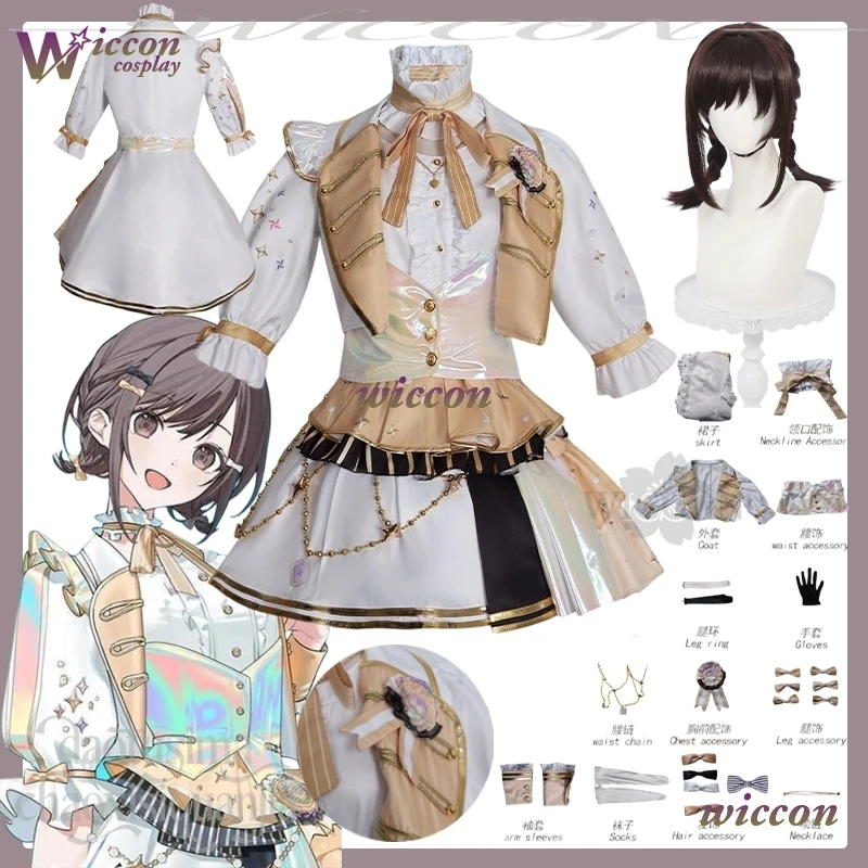 UhA Shinonome Ena Cosplay proyecto de juego Sekai disfraz del 5. ° aniversario uniforme de ídolo Kawaii vestido de pastel dulce Lolita Navidad Cos