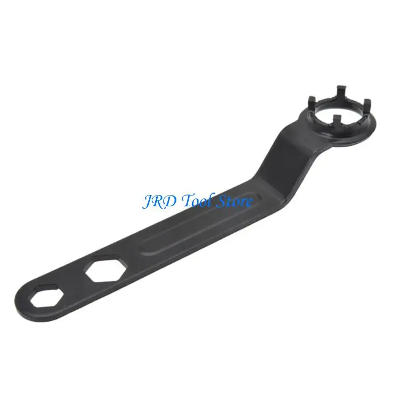 A2UD Professional Grinder Spanner 4 Clawグリップ調整可能な取り外しレンチ効率的な分解ワークショップホーム使用