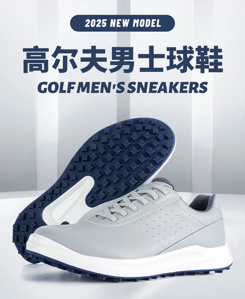 Waterproof Golf Shoes Men Professional Spikless Comfortable Golf Footwear Outdoor Walking Sneakers Male Golf Sport Sneaker Shoes