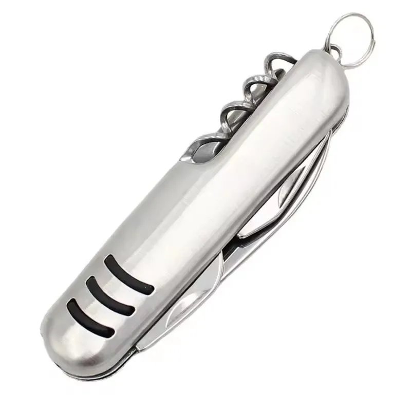 Multifunctional Folding Stainless Steel Knife Swiss Army Knife Camping Knife Fruit Knife Barbecue Universal Knife image 6