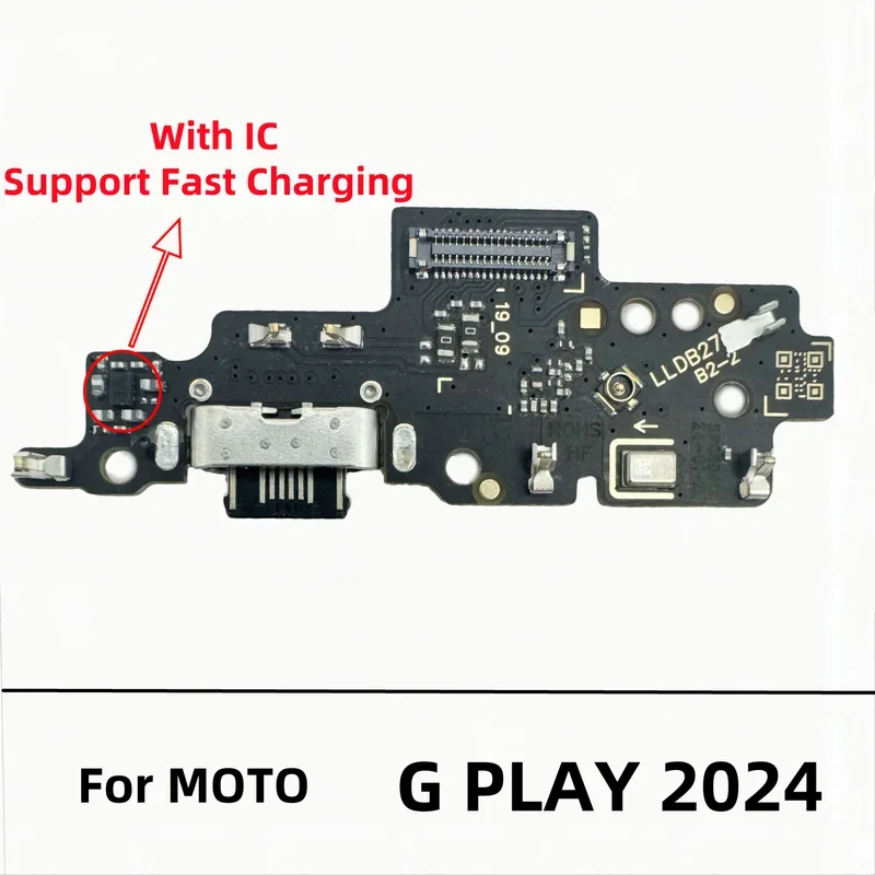 

USB Charger Dock Connector Board Charging Port Flex Cable For Motorola Moto G Play 2024