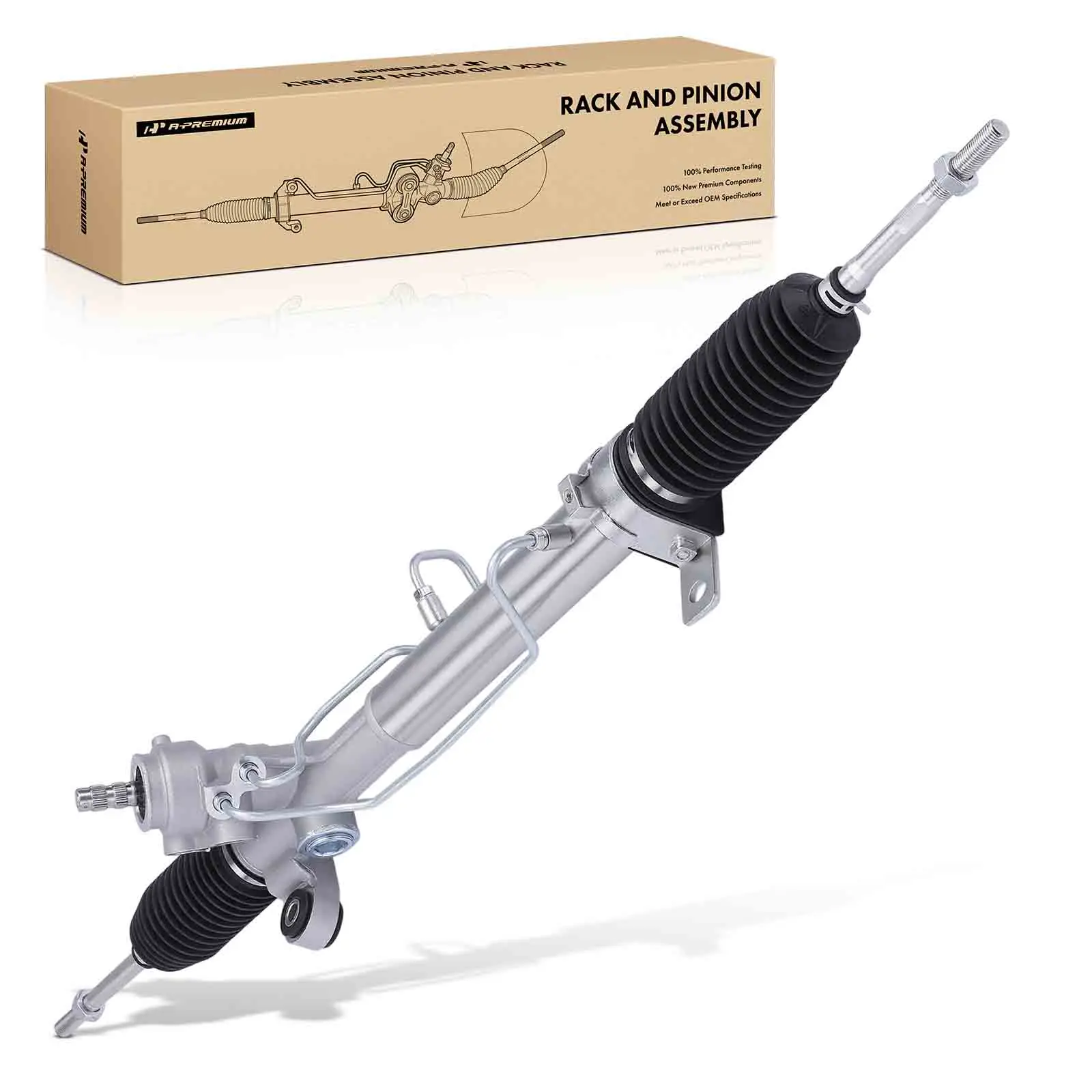 A-Premium Power Steering Rack and Pinion Assembly with Hydraulic Power for Toyota Corolla 2003-2008
