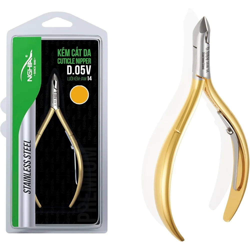 

Щипцы для кутикулы NGHIA Premium — D-05V Jaw 16 (нержавеющая сталь) — профессиональные инструменты для ногтей