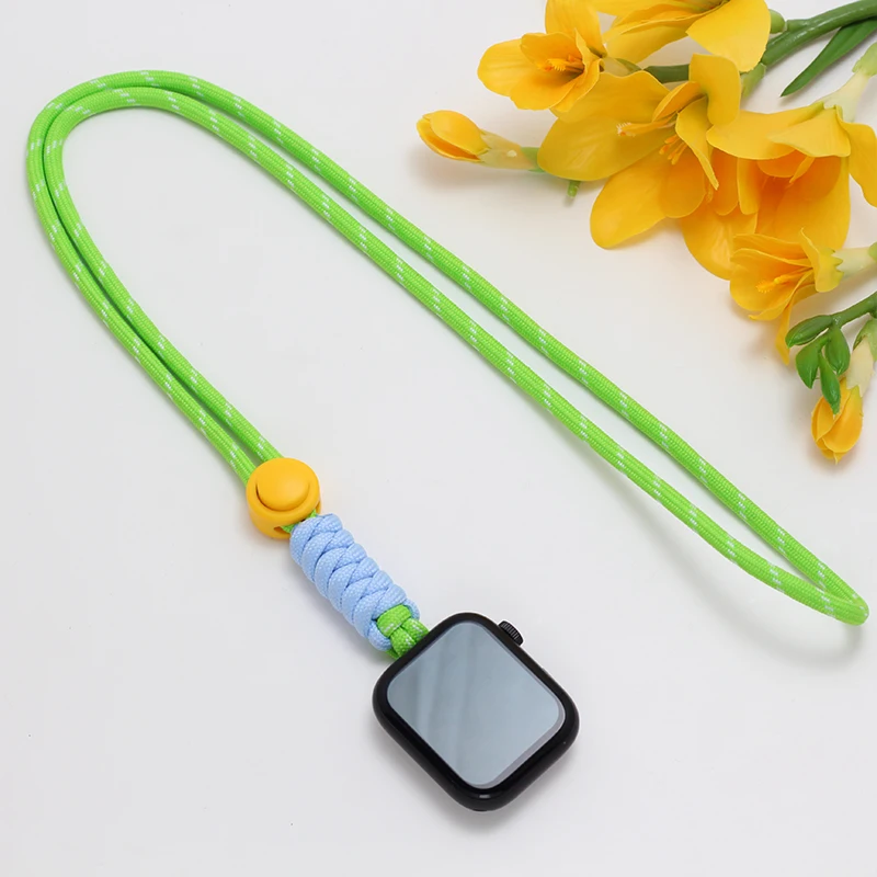 For Apple Watch lanyard 41mm 42mm 45mm 46mm 49mm The rope around the neck s10 s9 s8 s7 s6 Pocket watch braided lanyard s5 s4