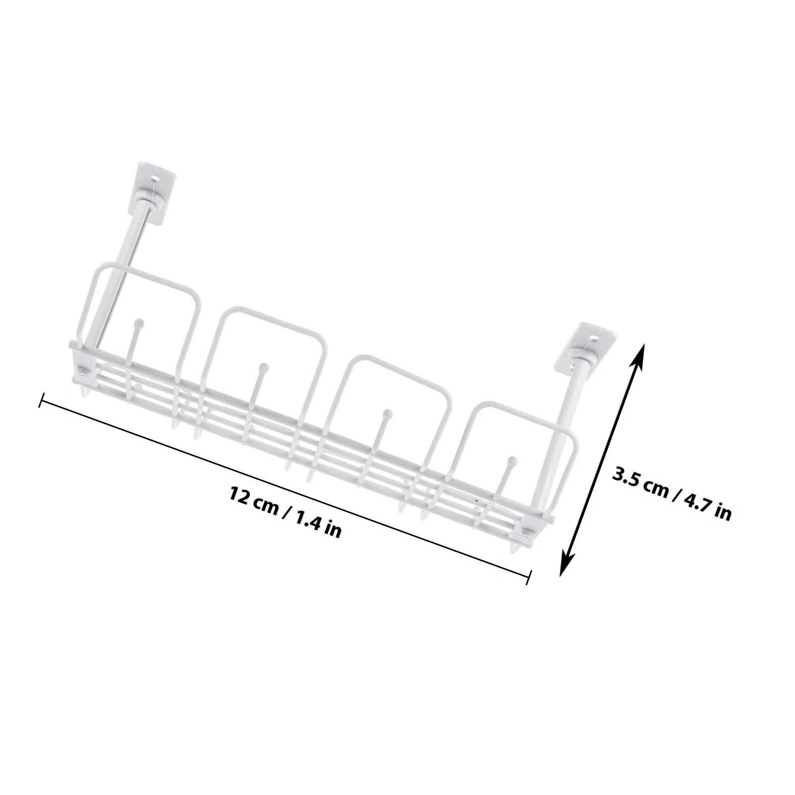 Cable Management Under Desk Tray Stylish and Easy to Install Desk Wire Organizer for Clutter Free Workspace Wire Management Rack