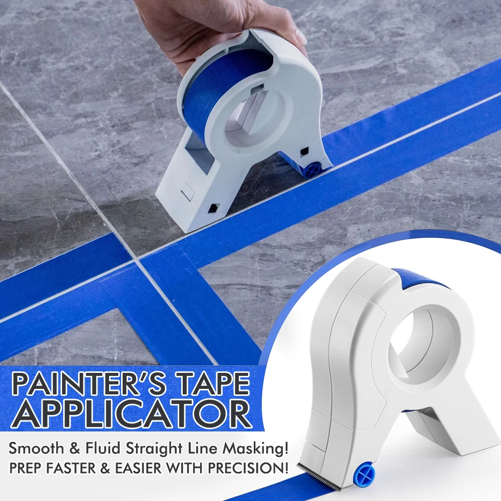 New Painter Masking Tape Applicator Dispenser Machine Adhesive Tape with Tape Cutting Tool for Repair and Beautify Crack in Tile - view 3