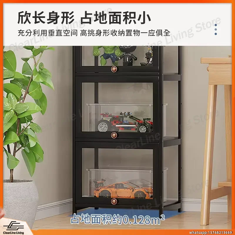 Modern Living Room Cabinet with Shelves Storage Display Sideboard for TV Console Bookshelf Home Decor Organizer Furniture