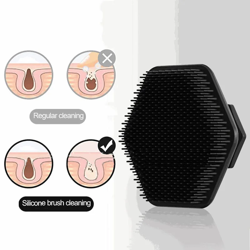 جديد سيليكون الغسيل فرشاة تنظيف الوجه فرشاة تنظيف المسام الجلد فرشاة السيليكون أجهزة غسل الوجه للرجال XLQ03 #4