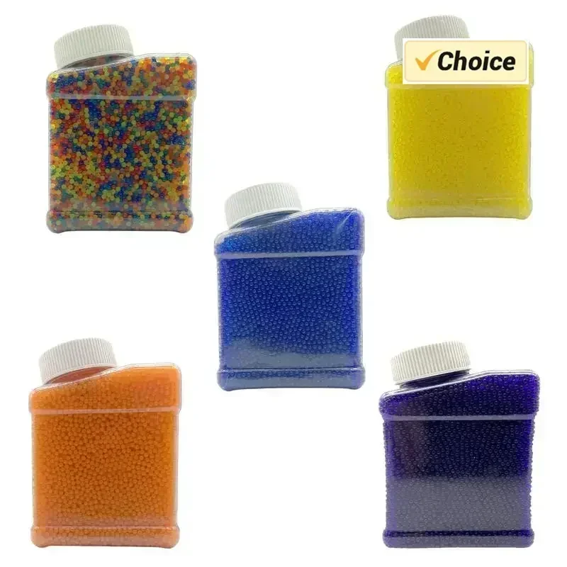 A50000Pcs, barro de suelo de cristal mágico, juguete colorido transparente para niños, cuentas de agua, flores para niños, bolas de hidrogel de agua creciente