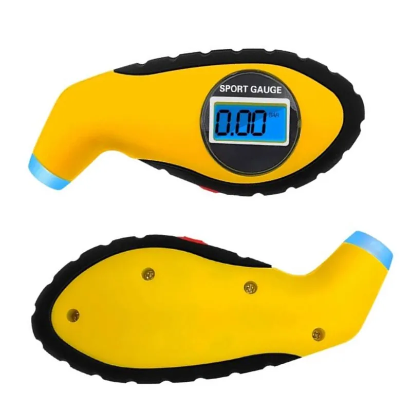 Medidor de Pressão dos Pneus do Carro Lcd Medidor de Pneu Digital Manômetro do Pneu Barômetro Tester Ferramenta de Alarme de Segurança da Motocicleta Monitor