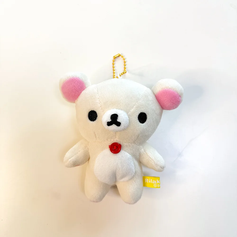 Rilakkuma-ランドセル用のぬいぐるみ,基本的なペンダント,カワイイアニメ,人気の漫画のおもちゃ,キーホルダーの装飾,誕生日プレゼント,12cm