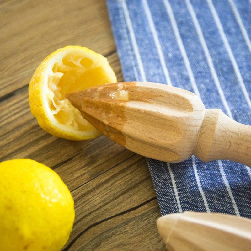 solid wood series beech lemon hammer creative manual juicer kitchen gadget