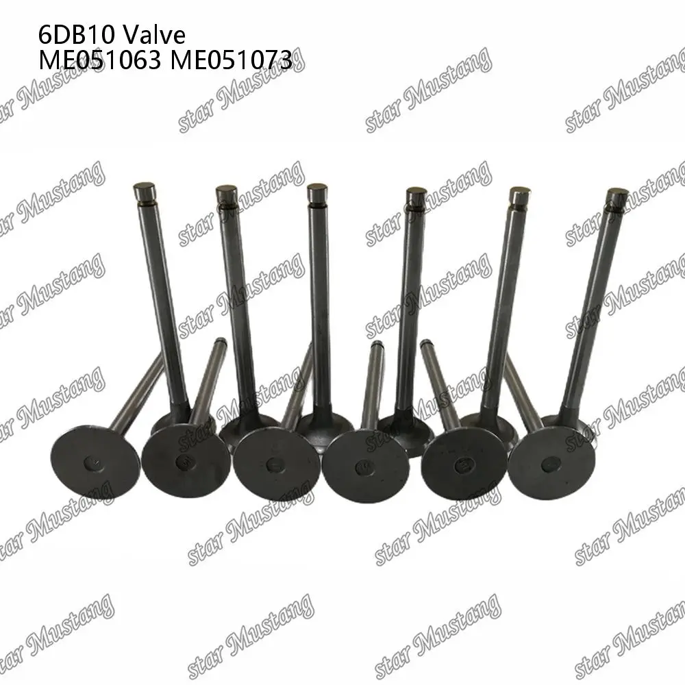 6DB10 Engine Valve IN ME051063 EX ME051073 Suitable For Mitsubishi Engine Parts