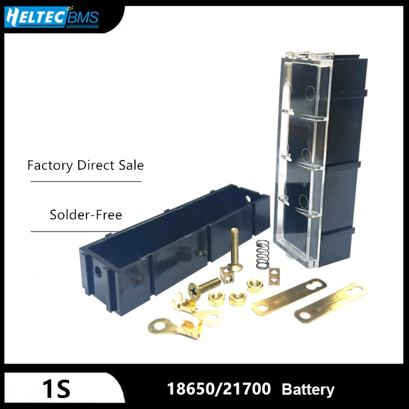 1S 21700/18650 uchwyt na baterię/obudowa baterii/wolne od lutowania rozszczepialne opakowanie na baterie litowe elektroniczny wysokoprądowy słupek