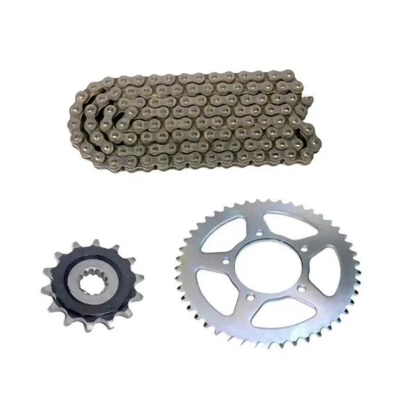 High Precision Customizable Stainless Steel Sprocket Chain Set Original Manufacture 04C 06B 35B 60B 80B 40Cr C45 for