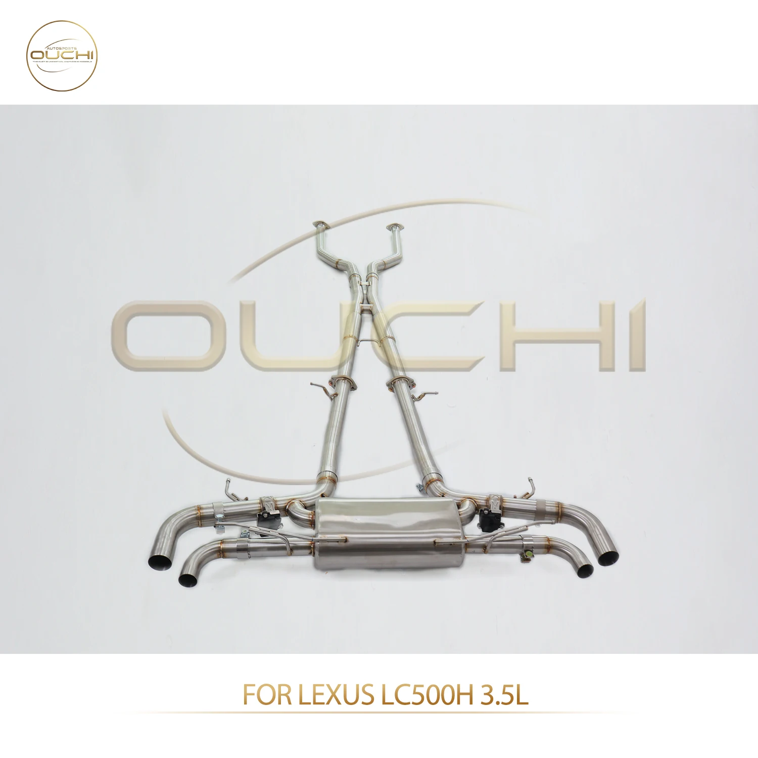 

OUCHI Factory Direct Sales Catback for Lexus LC500h 3.5L SS304 Exhaust Electronic Valve Auto Parts Lossless Installation