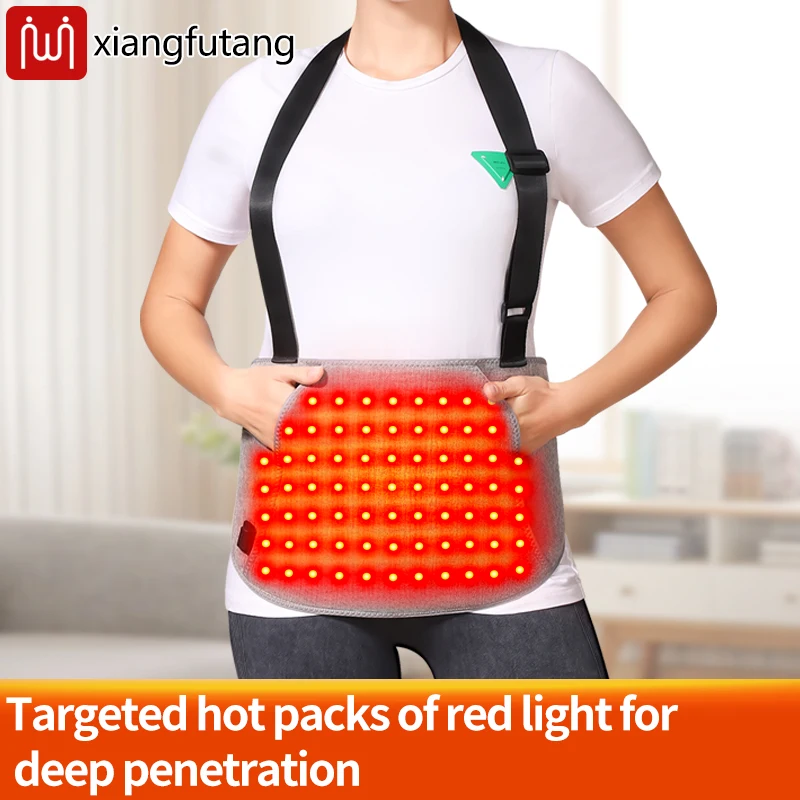 حزام الخصر المضغوط الساخن للعلاج بالضوء الأحمر - العناية بالرحم وتخفيف آلام الفترة والدورة الدموية يجب أن يكون للنساء للحفاظ على الدفء #4