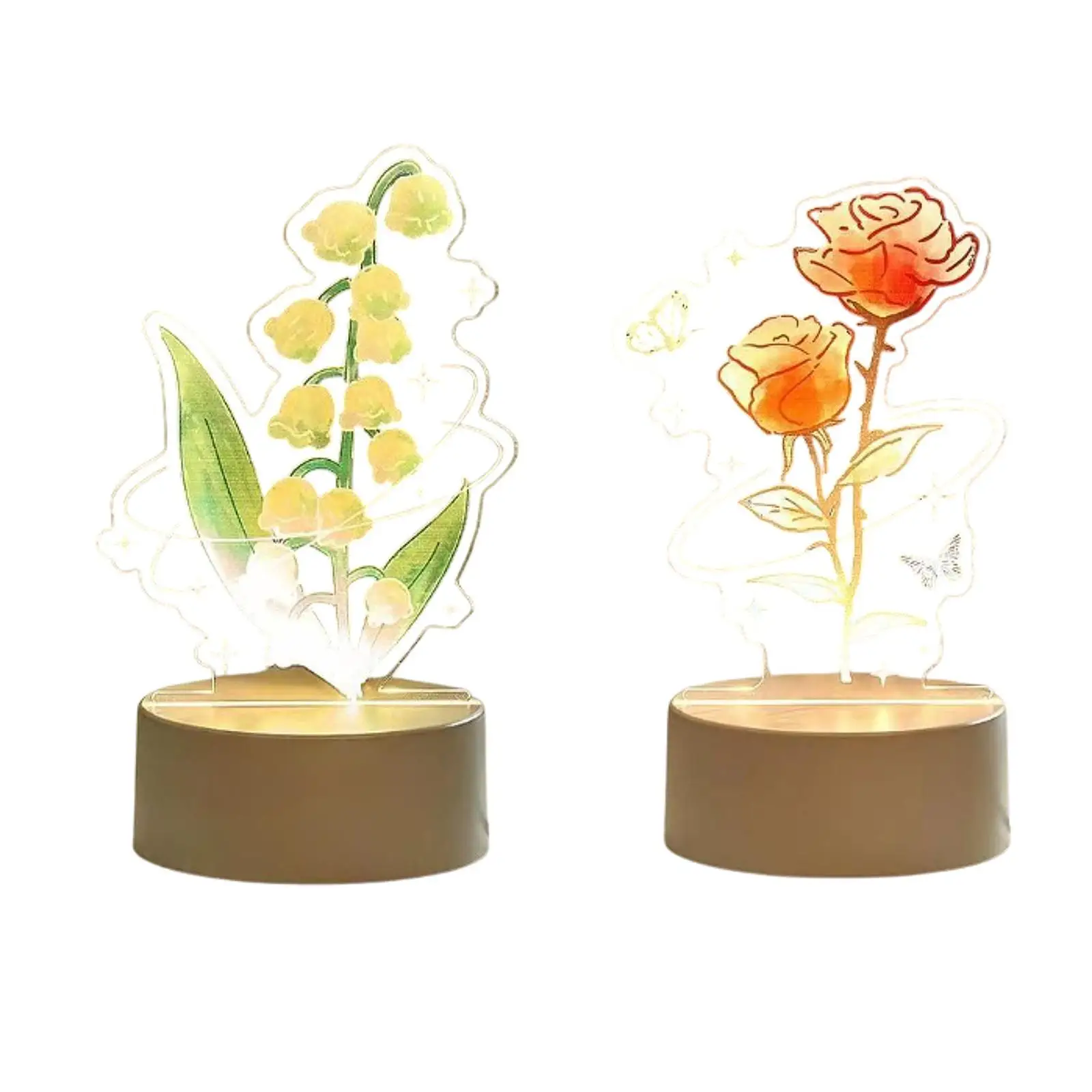 Creative Night Light with Touch Sensor Ornament LED for Office Home Dorm