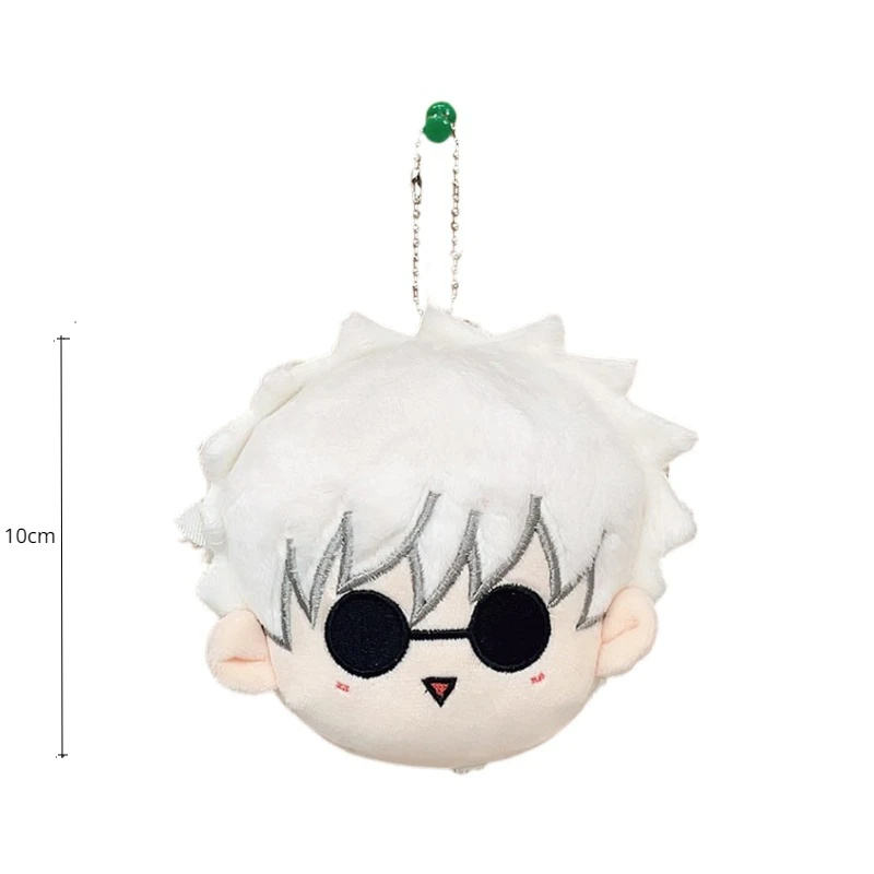 10cm Anime peluche Gojo portachiavi Anime periferiche borsa ciondolo carino bambola di pezza collezione adulti Mini mascotte studenti regali