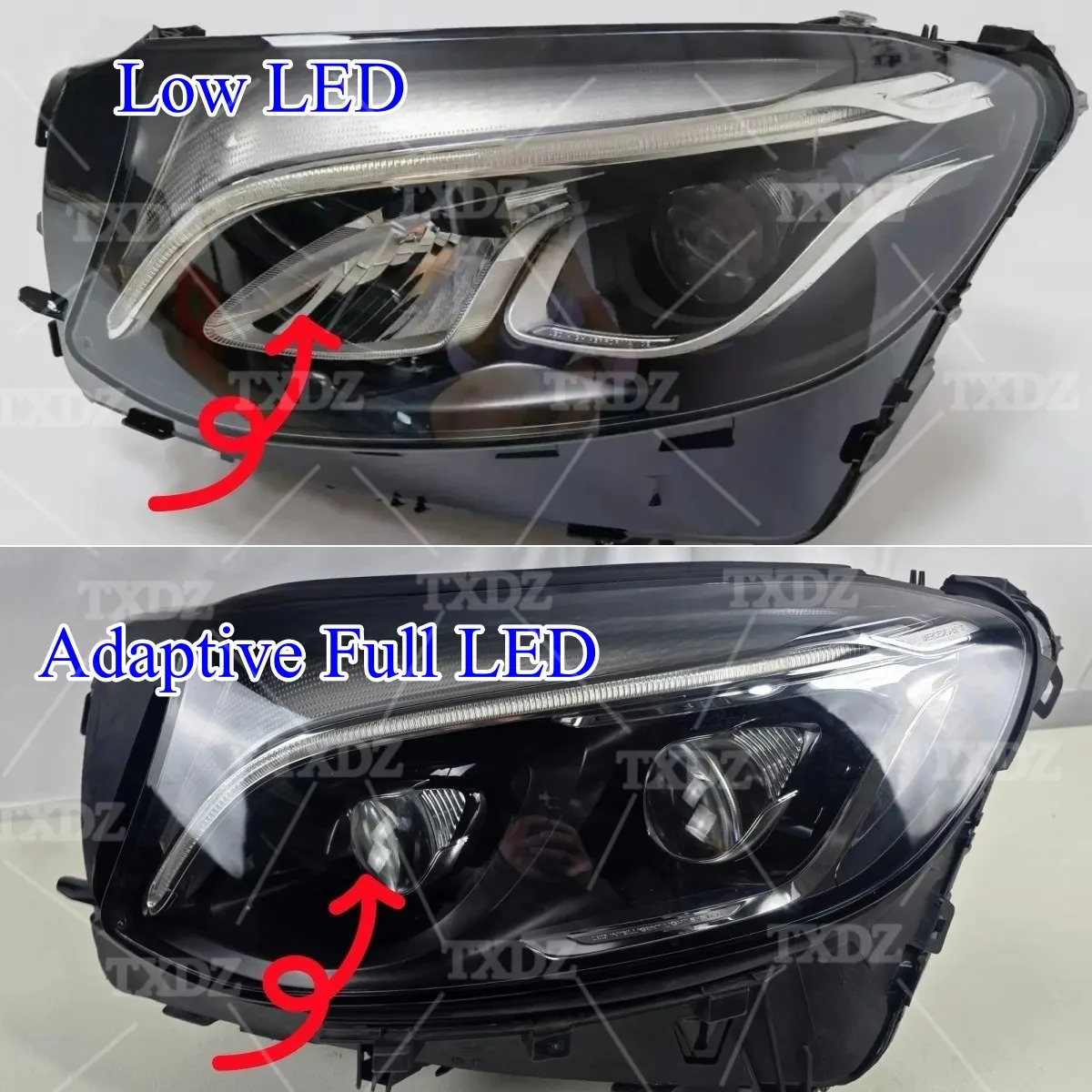 DRL LED Boards For Mercedes W253 GLC Class GLC250 GLC220  GLC200 GLC300 2016-2019 LED Headlight Daytime Running Light Module