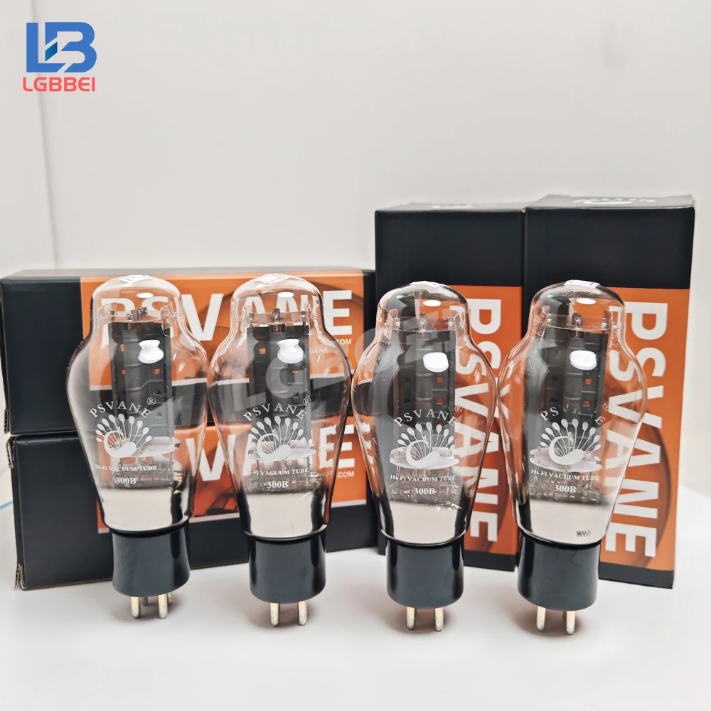 Tubo de carbono PSVANE 300B |   Reemplazo directo 300B/300N/León Dorado/WE |   Cálido audio vocal y de alta resolución |   Amplificador de tubo de par combinado 2/4