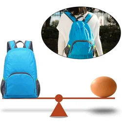 Unisex Foldable Backpack Travel Bag Lightweight Shoulder Backpacks Portable Outdoor Hiking Camping Sport Climbing Organizer Bags