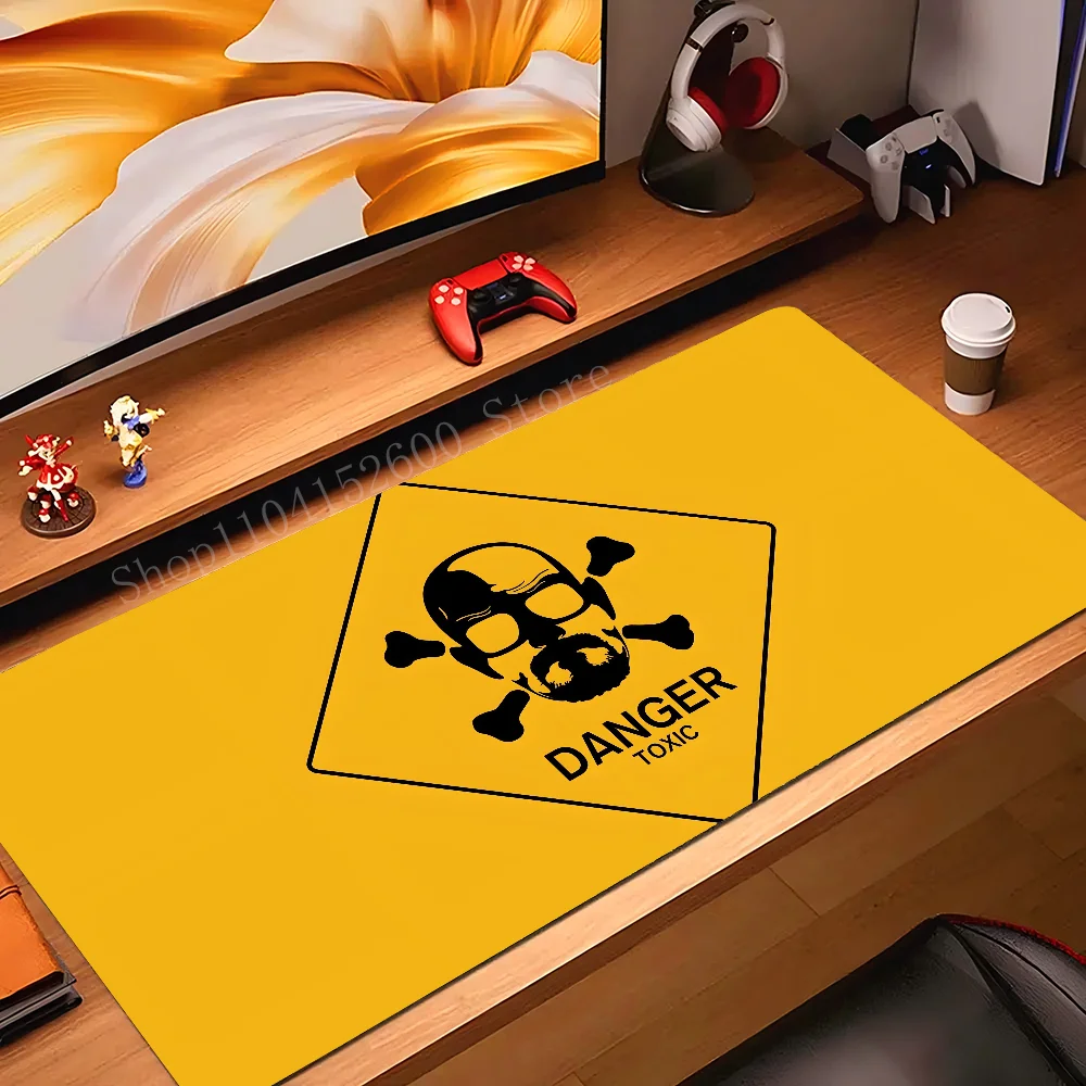 Danger Radiation Zone Mousepad Mouse Mat Desk Mat With Pad Gaming Accessories Prime Gaming XXL Keyboard Pad