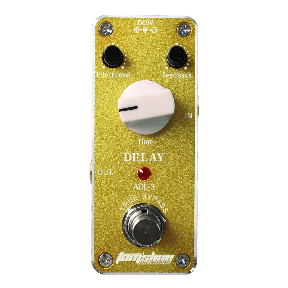 AROMA Gitaareffectpedaal True Bypass Booster/Delay/Chorus/Overdrive/Distortion/Blues/Metal/Bass Limiter Metal Mini Pedal
