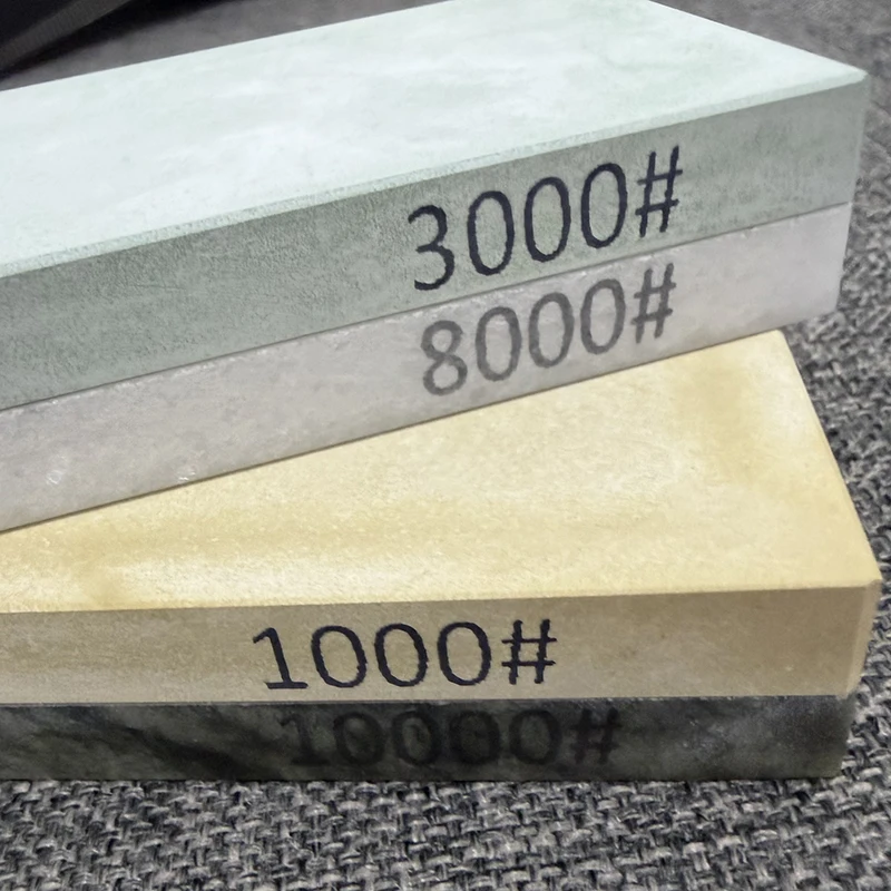 18*6*2cm New Double-sided Whetstone, 1000/10000# Sharpening Stone, Natural Agate Stone, Outdoor/kitchen Knife Sharpening Tools
