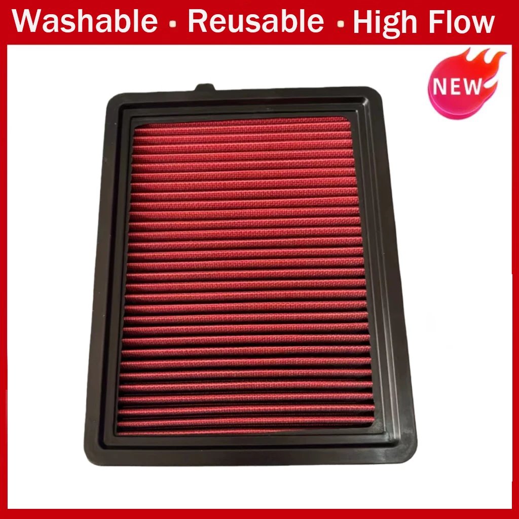Filtro de aire de alto flujo para coche, para Acura RDX 2019 2020 2021 2022 2023 L4 2.0L 17220-5MS-H00 172205MSH00, lavable y reutilizable