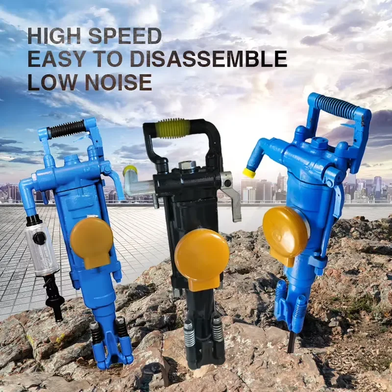 Factory Price Air Leg Rock Drill Pneumatic Jack Hammer Heavy Duty Drilling Rig with Air Compressor YT29 YT27 YT28