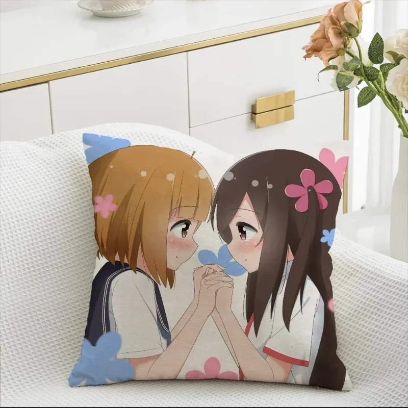 Hitori Bocchi Room Decorating Items Cushions Cover for Pillow Cases Decorative Sleeping  Cushion Covers Sofa Pillowcase