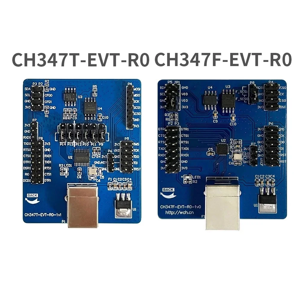 CH347 Development Board 480Mbps Hi-Speed USB Bus to Serial Chip CH347F/T Evaluation Board
