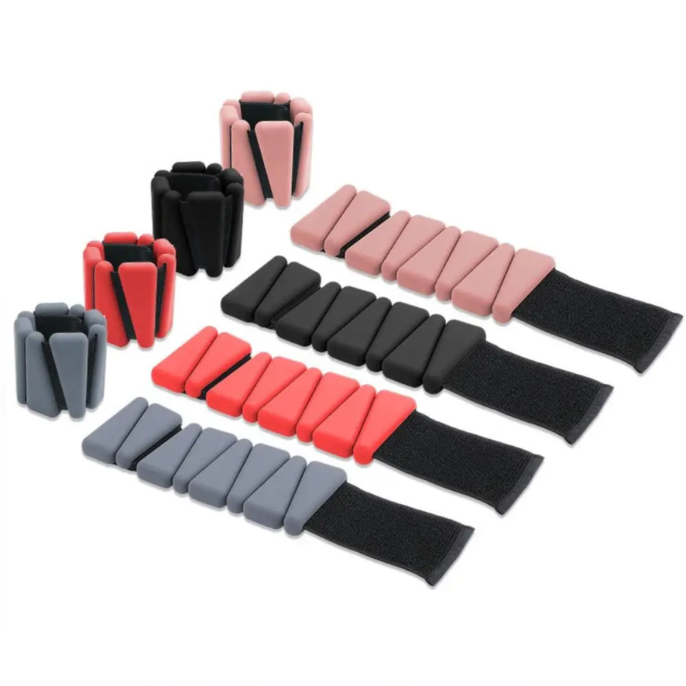 

Adjustable Wrist Weight Bracelet Silicone Sweat-proof Weighted Wrist Strap Yoga 1 LB Weight-bearing Fitness Equipment Fitness
